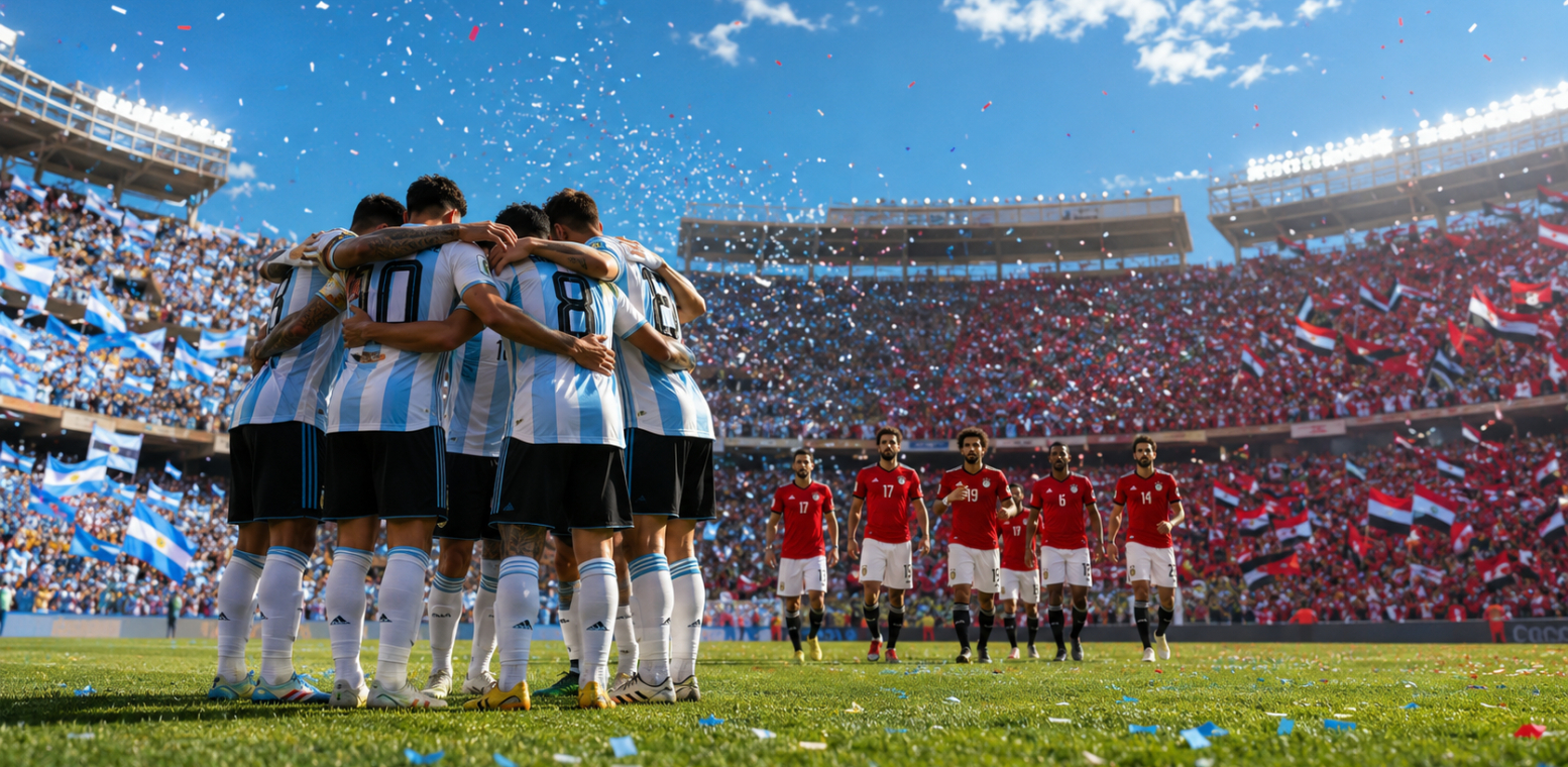 Argentina vs Egypt: Champions Aim to Avoid Another Scare