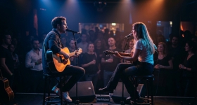 Abor & Tynna en concert sur la scène du Nachtleben Frankfurt à Francfort-sur-le-Main