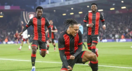 Ang laban ng football sa pagitan ng AFC Bournemouth at AC Milan sa Vitality Stadium sa Bournemouth