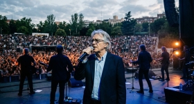 Alan Parsons actuando en directo en el Parque Enrique Tierno Galván de Madrid