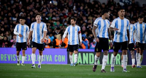 Partita di calcio tra Argentina e Burkina Faso allo stadio Mâs Monumental di Buenos Aires