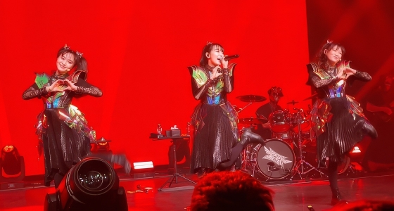 Babymetal แสดงสดที่ Palacio Vistalegre ในกรุงมาดริด