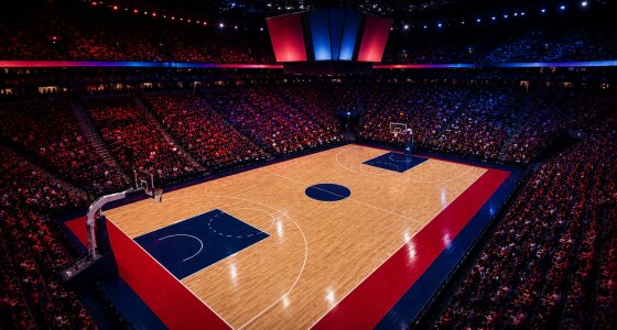 Match de basket-ball d'Euroligue entre Baskonia et Real Madrid à la Fernando Buesa Arena de Vitoria-Gasteiz
