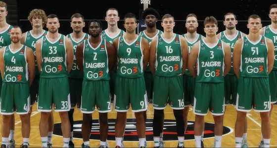 Pertandingan basket antara Bayern Munchen melawan Zalgiris Kaunas di Audi Dom, Munchen