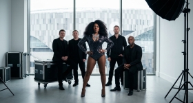 Beyoncé performing live during her Cowboy Carter Tour at Tottenham Hotspur Stadium in London