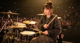 Billie Eilish tampil langsung di panggung The O2 Arena di London