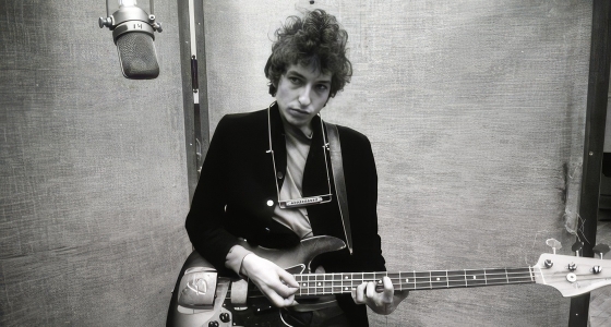 Bob Dylan performing live on stage at Swansea Arena in Swansea