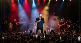 Boris Brejcha kemur fram á tónleikum í Küçükçiftlik Park í Istanbúl