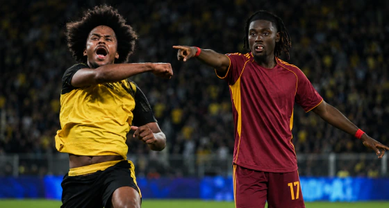Nogometna utakmica Borussia Dortmund protiv AS Roma na stadionu Signal Iduna Park u Dortmundu