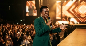 Buika performing live at Zorlu Center Performans Sanatları Merkezi in Istanbul