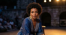 Buika koncertuoja Harbiye Cemil Topuzlu arenoje Stambule