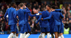 مباراة كرة قدم بين تشيلسي وويسترن سيدني واندررز ضمن بطولة كأس سيدني السوبر في ملعب أستراليا بمدينة سيدني