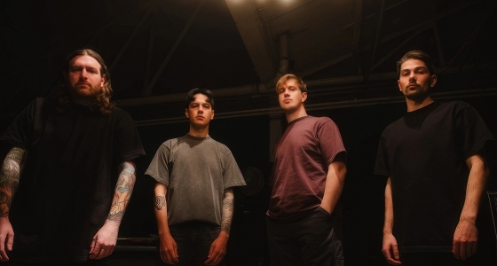 Counterparts en concert sur la scène du SWG3 à Glasgow