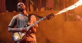 Dave uppträder live på Avicii Arena i Stockholm