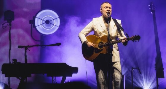 David Gray uppträder live på Pyramid and Parr Hall i Warrington