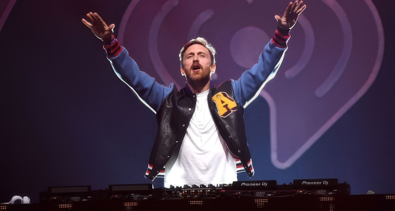 David Guetta en concert sur la plage de Zeebrugge à Bruges