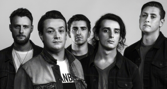 Zespół Deaf Havana podczas koncertu na żywo w Tramshed Cardiff w Cardiff