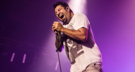 Deftones en concert sur la scène de la Rod Laver Arena à Melbourne