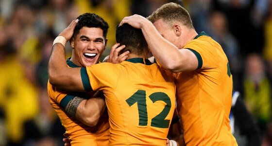 Anglia és Ausztrália mérkőzése az Autumn Nations keretében a londoni Twickenham Stadionban