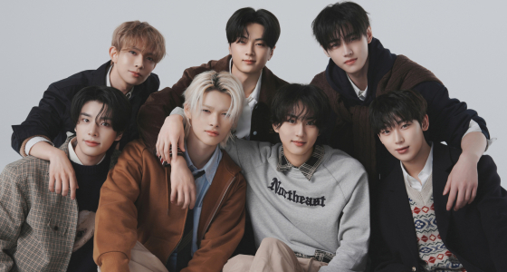 ENHYPEN performing live on stage at the Ziggo Dome in Amsterdam