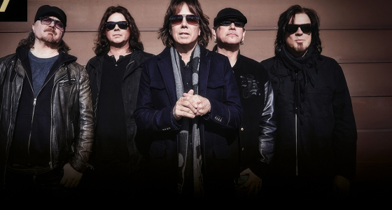 Europe performing live on stage at the Eventim Apollo in London