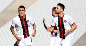 Match de football entre Fatih Karagumruk et Sivasspor au stade olympique Atatürk d'Istanbul