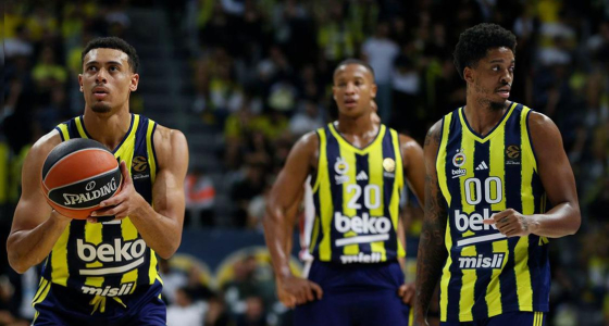 Match de basket entre Fenerbahçe et Zalgiris Kaunas à l'Ülker Sports and Event Hall d'Istanbul
