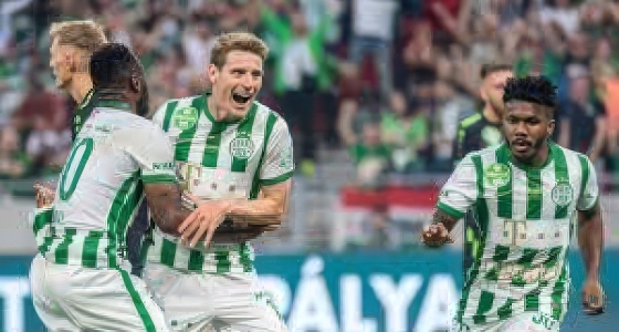Ndeshje futbolli mes Ferencváros TC dhe FC Viktoria Plzen në stadiumin Groupama Arena në Budapest