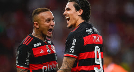 Jalkapallo-ottelu Flamengon ja São Paulon välillä Maracanã-stadionilla Rio de Janeirossa