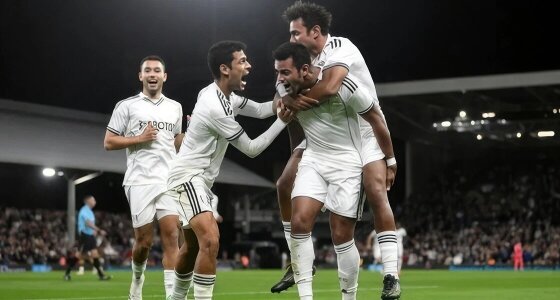 Fulham FC gegn AFC Wimbledon í Carabao Cup á Craven Cottage í London