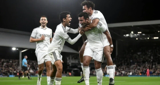 Fulham FC ir AFC Wimbledon rungtynės Carabao taurėje Craven Cottage stadione Londone