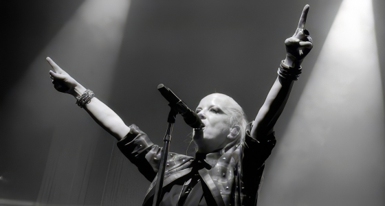 Garbage flytur tónlist í beinni í Parco Della Musica í Romano di Lombardia
