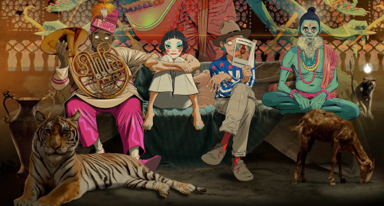 Gorillaz nastupaju uživo u Madison Square Gardenu u New Yorku