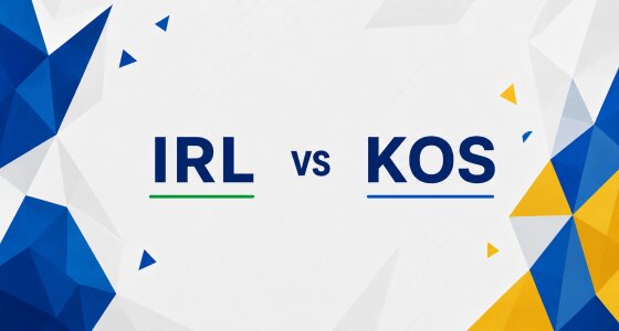 Dublin Aviva Stadyumu'nda İrlanda ve Kosova arasındaki futbol maçı