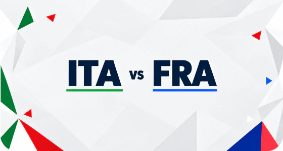 Italy vs France football match at Stadio San Siro in Milan