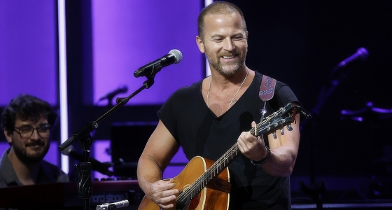 Kip Moore performing live on stage at the OVO Hydro Arena in Glasgow