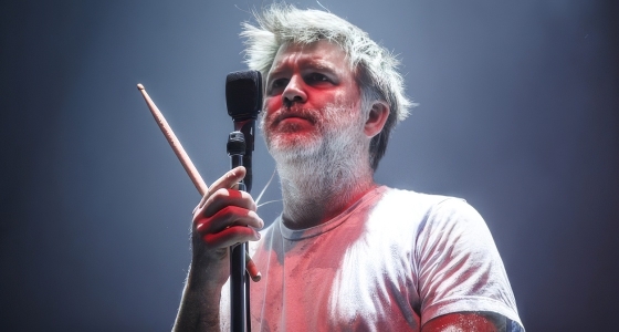LCD Soundsystem performing live at O2 Academy Brixton in London