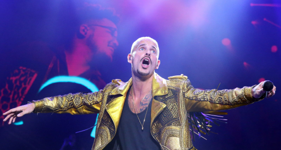 M. Pokora แสดงสดที่ Forest National ในกรุงบรัสเซลส์