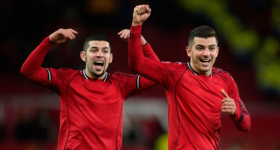 Manchester United FC pelaa Tottenham Hotspur FC vastaan Old Traffordilla Manchesterissa