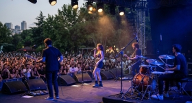 Måneskin'in İstanbul Küçükçiftlik Park'taki canlı konser performansı