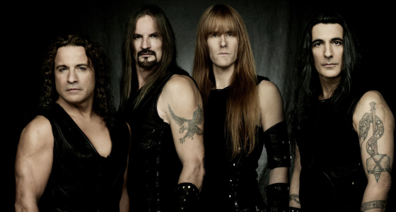 Manowar performing live on stage at the Hallenstadion in Zurich