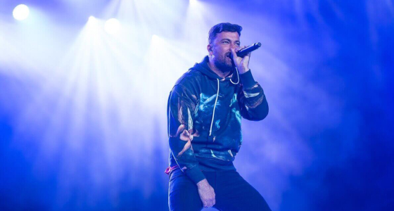 Marteria tokom nastupa uživo u Lanxess Areni u Kelnu