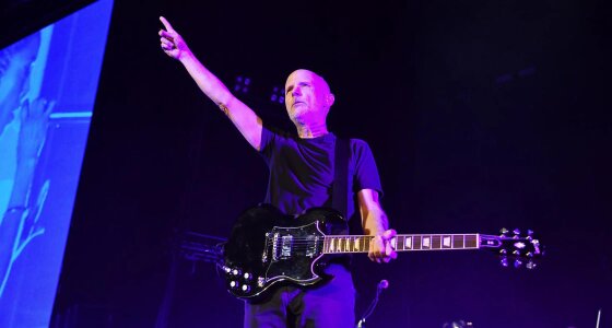 Moby uzstājas koncertā IMMA norises vietā Dublinā