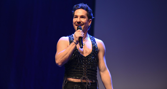 Nico Stank performing live on stage at the Westfalenhalle in Dortmund