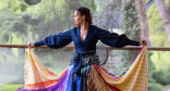 Rhiannon Giddens em concerto ao vivo no Vicar Street em Dublin