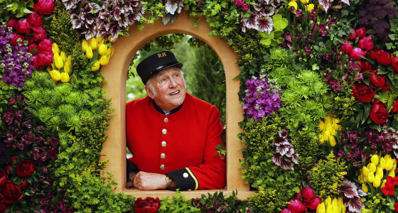 Exposição de flores RHS Chelsea Flower Show no Royal Hospital Chelsea em Londres