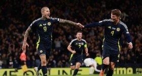 Nations League Spiel zwischen Schottland und Nordmazedonien im Hampden Park in Glasgow