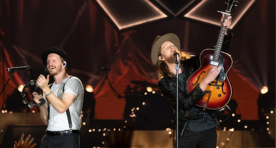 The Lumineers opptrer live på Arena di Verona i Verona